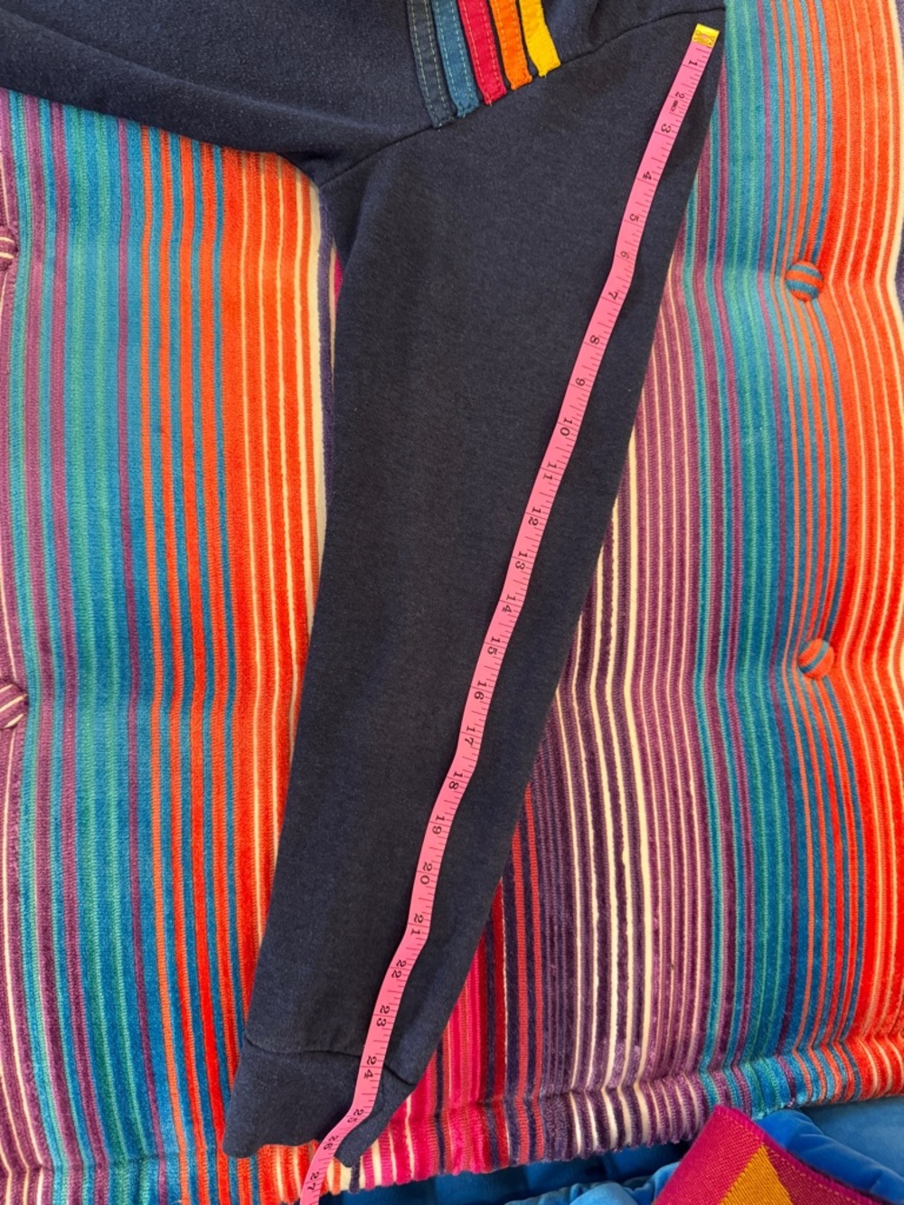 Aviator Nation 5 Stripe Hoodie in Navy - Medium - Excellent Condition. Cozy! - Picture 11 of 14